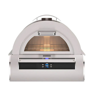 Fire Magic Black Glass Freestanding Pizza Oven | Digital Temp Control