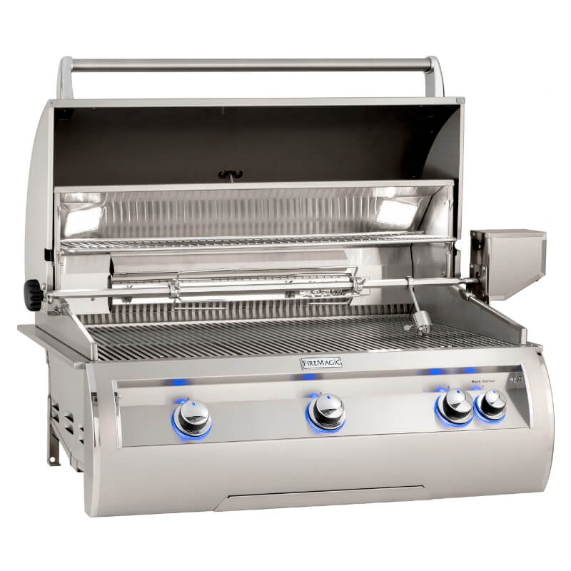 Fire Magic Echelon Diamond 36-Inch Built-In Gas Grill with Analog Thermometer (E790I)