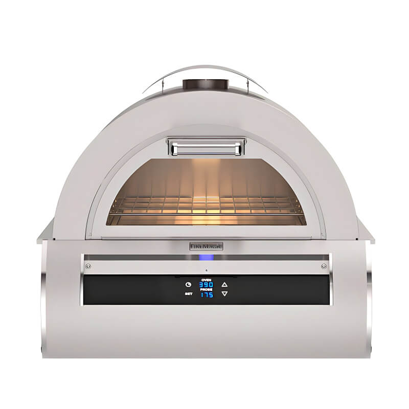 Fire Magic Black Glass Built-In Pizza Oven | Digital Temp Control