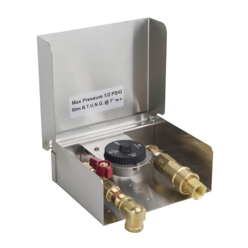 Process Gas Box Fire Magic Gas Connection Box with 1-Hour Timer - 5520-01T — BBQ ...