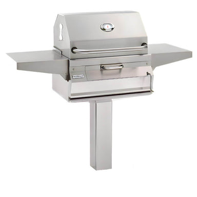 Fire Magic Legacy 24-Inch Charcoal Grill On In-Ground Post - 22-SC01C-G6