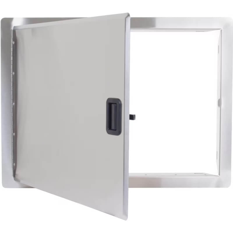 Fire Magic Legacy Horizontal Stainless Single Access Door - Open View