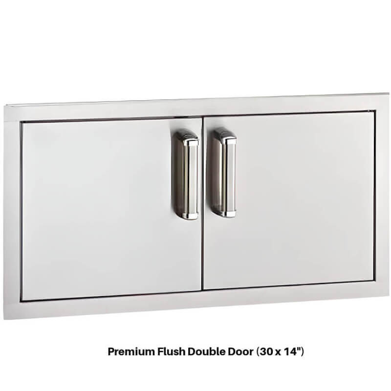 Fire Magic Premium Flush Double Door in Stainless Steel