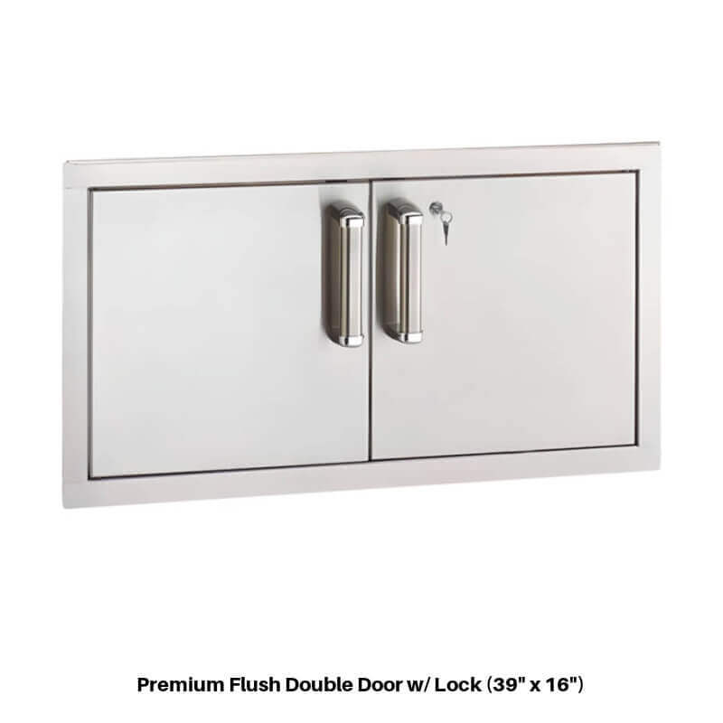 Fire Magic Premium Flush Double Door w/ Lock (39" x 16")