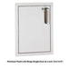 Fire Magic Premium Flush Left Hinged Door with Lock