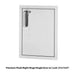 Fire Magic Premium Flush Single Door With Lock (Right Hinge)