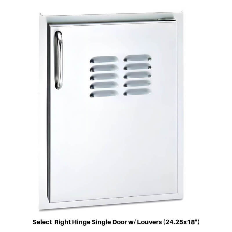 Fire Magic Select Right Side Single Door w/ Louvers