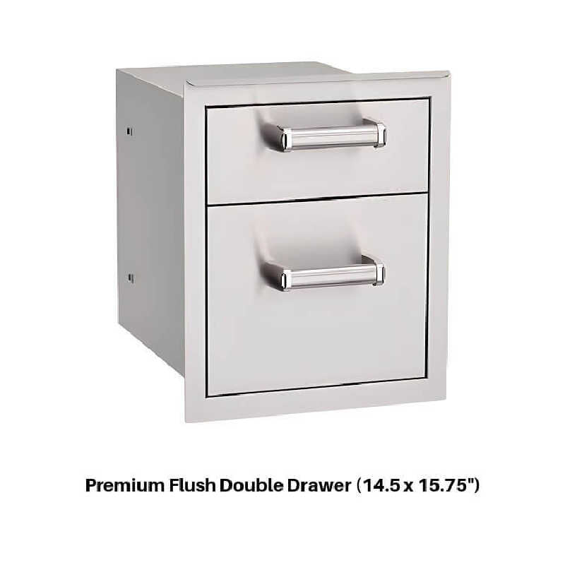 Fire Magic Premium Flush Double Drawer