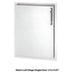 Fire Magic Select Left Side Single Door in Stainless Steel