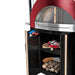 Forno Venetzia Bellagio 300 44-Inch Outdoor Wood-Fired Pizza Oven | Dual Shelf Cabinet