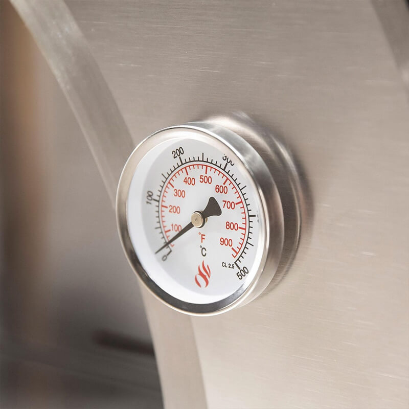 Forno Venetzia Pronto 220 Countertop Outdoor Wood-Fired Pizza Oven | Temp Gauge