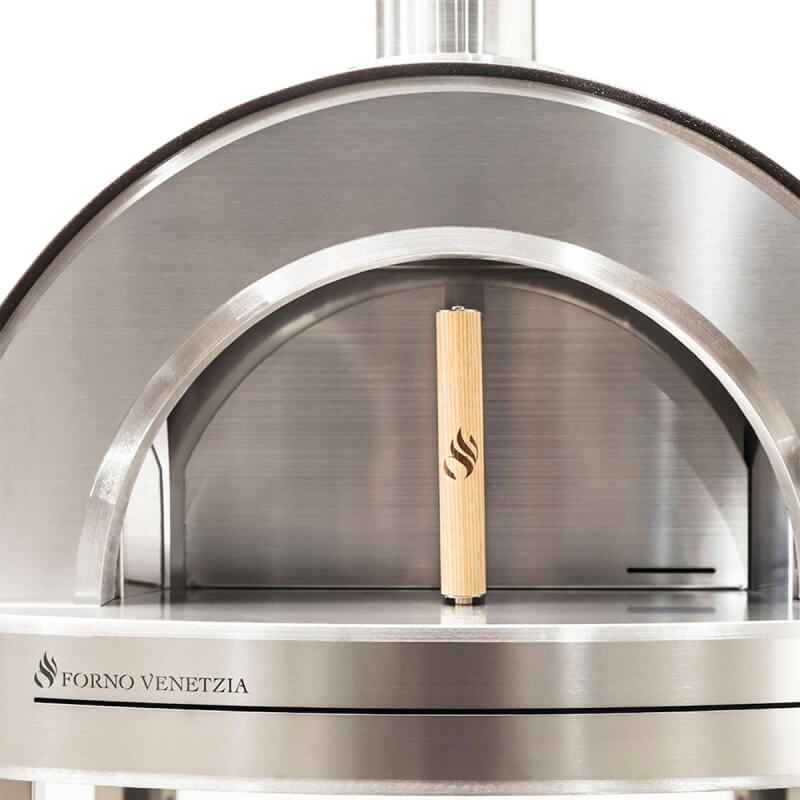 Forno Venetzia Pronto 220 Countertop Outdoor Wood-Fired Pizza Oven | Wooden Handle
