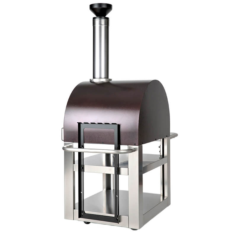 Forno Venetzia Pronto 500 Portable Outdoor Wood-Fired Pizza Oven |Tool Holder Down