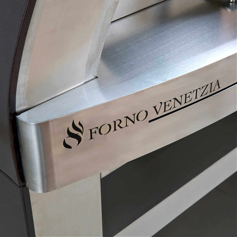 Forno Venetzia Torino 500 Portable Outdoor Wood-Fired Pizza Oven | Logo