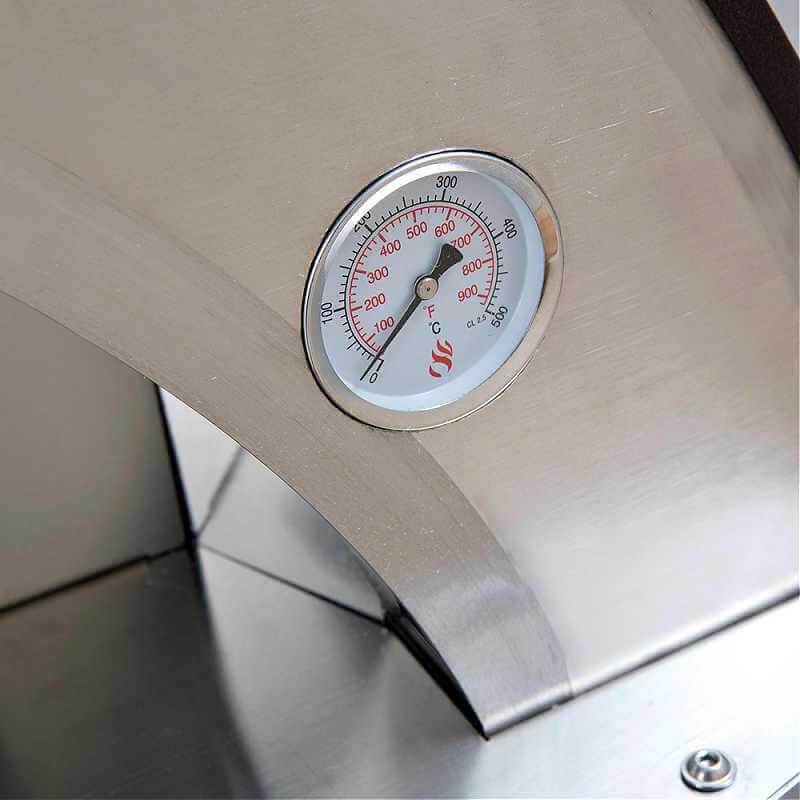 Forno Venetzia Torino 500 Portable Outdoor Wood-Fired Pizza Oven | Temperature Gauge Built-In