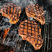 GrillGrate Set For Memphis Pro ITC3 Pellet Grill | Searing Steak on Raised Rail Design