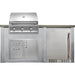 Haven 6 Ft. Outdoor Kitchen Island | Artisan Series Grill, Combo, & Left Side Fridge