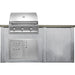 Haven 6 Ft. Outdoor Kitchen Island | American Eagle Grill & Combo
