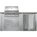 Haven 6 Ft. Outdoor Kitchen Island | Artisan Series Grill, Combo, & Right Side Fridge