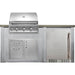 Haven 6 Ft. Outdoor Kitchen Island | American Eagle Grill, Combo, & Left Side Fridge