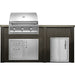 Haven 6 Ft. Outdoor Kitchen Island | American Eagle Grill, Combo, Left Access Door