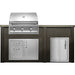 Haven 6 Ft. Outdoor Kitchen Island | American Eagle Grill, Combo, Left Access Door
