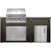 Haven 6 Ft. Outdoor Kitchen Island | American Eagle Grill, Combo, Left Access Door