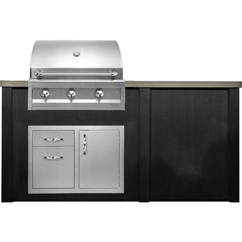 Haven 6 Ft. Outdoor Kitchen Island | American Eagle Grill, Combo