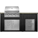 Haven 6 Ft. Outdoor Kitchen Island | Professional Grill, Combo, Double Drawer