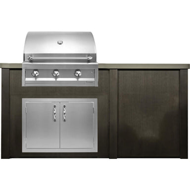 Haven 6 Ft. Outdoor Kitchen Island | American Eagle Grill & Double Door