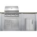 Haven 6 Ft. Outdoor Kitchen Island | American Eagle Grill, Combo, Left Single Door