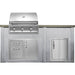 Haven 6 Ft. Outdoor Kitchen Island | American Eagle Grill, Combo, Right Single Door