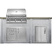 Haven 6 Ft. Outdoor Kitchen Island | American Eagle Grill, Combo, Left Single Door