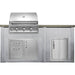 Haven 6 Ft. Outdoor Kitchen Island | Professional Grill, Combo, Right Single Door