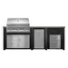 Haven 8 Ft. Outdoor Kitchen | Artisan Series 36" Grill, Combo, Double Drawer, & Trash Drawer