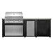 Haven 8 Ft. Outdoor Kitchen Island | Professional Grill, Trash Drawer, & Double Door