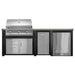 Haven 8 Ft. Outdoor Kitchen Island | Artisan American Eagle Grill & Combo & Right Side Refrigerator