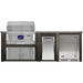 Haven 8 Ft. Outdoor Kitchen Island | Coyote Pellet Grill, Storage Drawer, Trash Drawer, Coyote Left Hinged Fridge