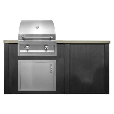 Haven 5.5 Ft. Outdoor Kitchen w/ Artisan American Eagle 26" Grill & Single Door | Left Side Hinge