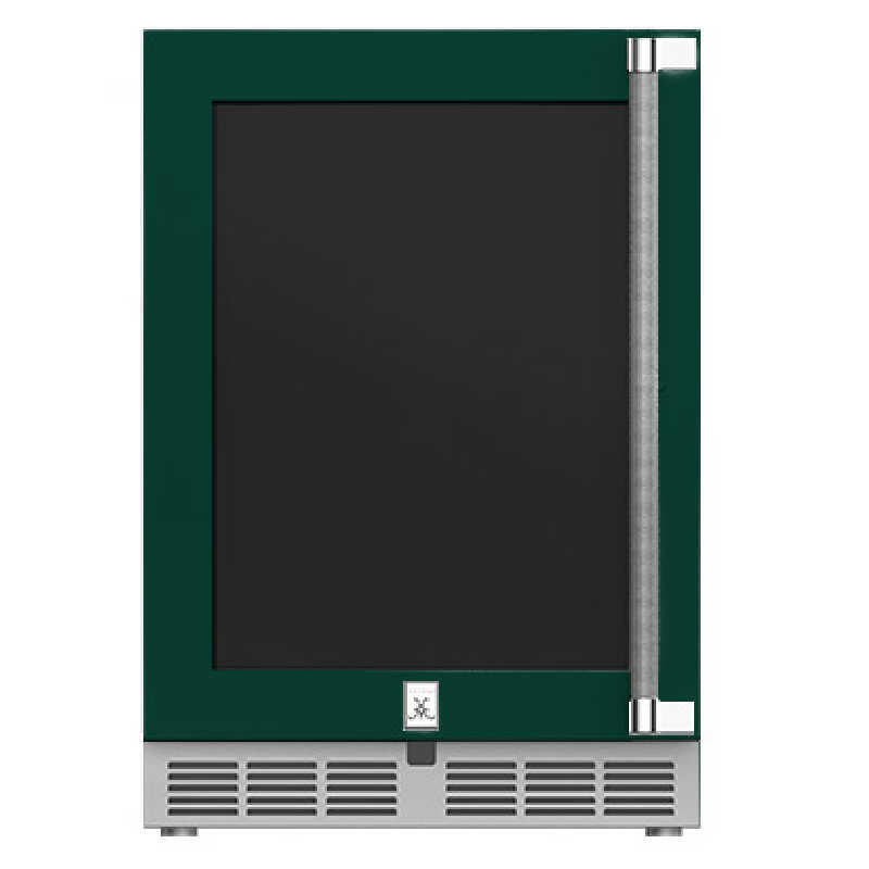 Hestan 24 Inch Glass Door Refrigerator | Left Hinge | Grove
