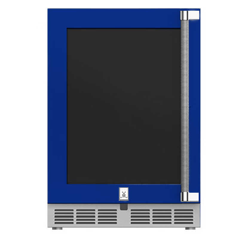 Hestan 24 Inch Glass Door Refrigerator | Left Hinge | Prince