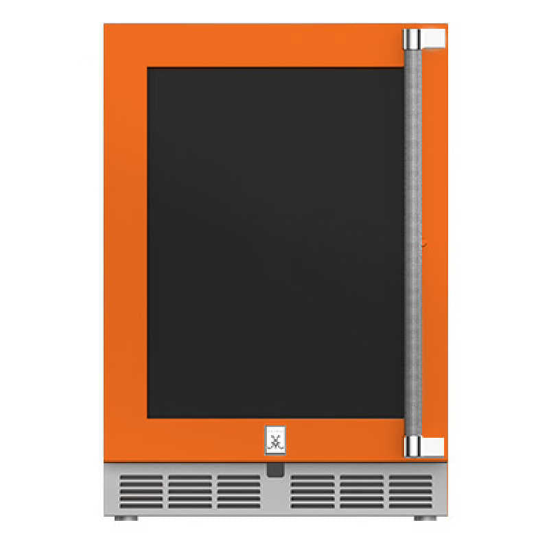 Hestan 24 Inch Glass Door Refrigerator | Left Hinge | Citra