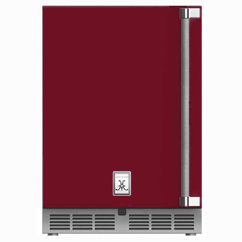 Hestan 24-Inch Outdoor Refrigerator | Left Hinge | Tin Roof