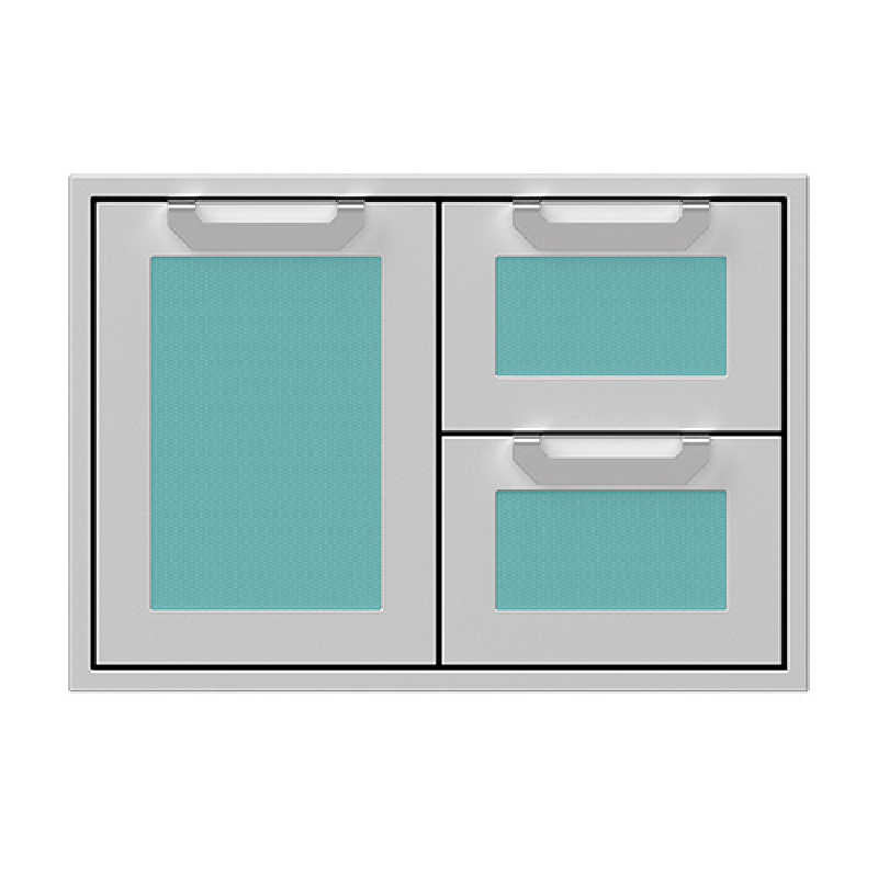 Hestan 30-Inch Double Drawer Door Combo | Bora Bora