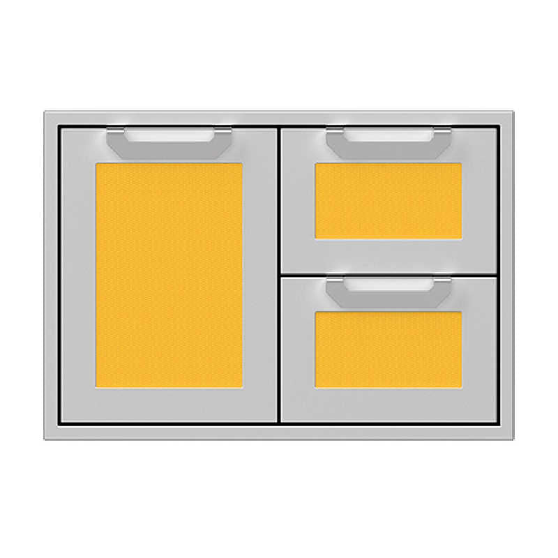 Hestan 30-Inch Double Drawer Door Combo | Sol