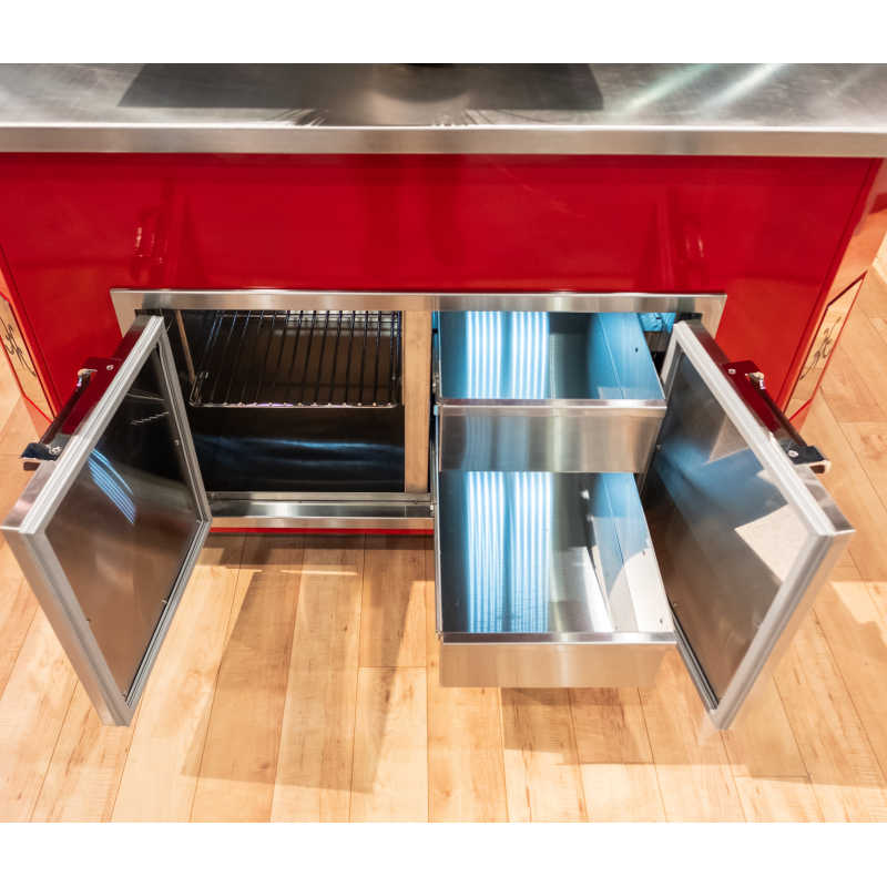 Hestan Dry Pantry Storage | In Outdoor Kitchen