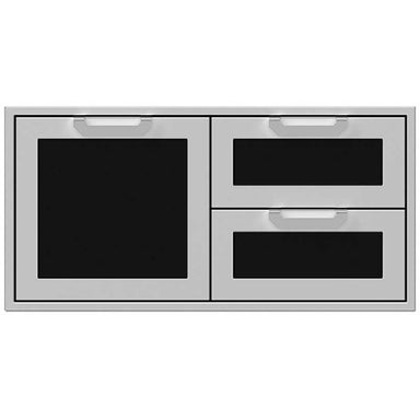 Hestan 42 Inch Door Drawer Combo | Stealth