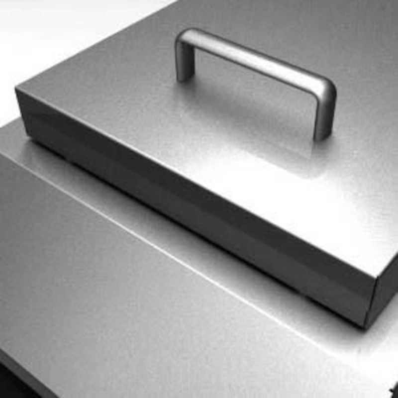 Hestan Double Side Burner | Stainless Steel Cover