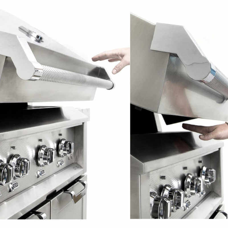 Hestan Gas Grill | Spring Assisted Hood