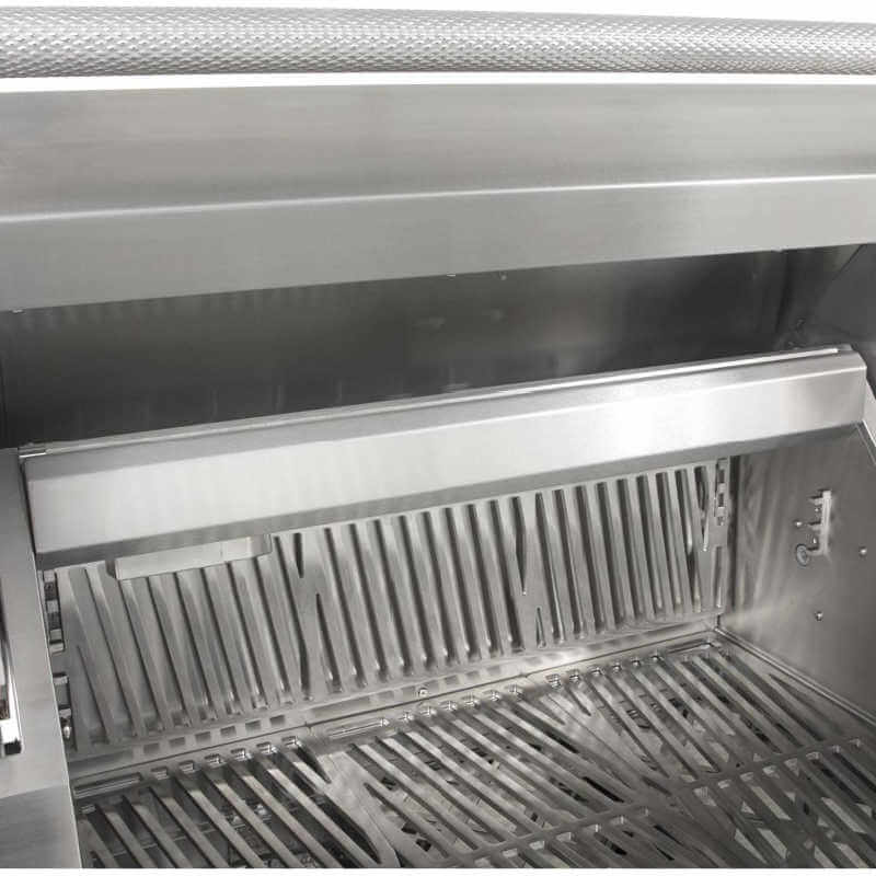 Hestan Gas Grill | Warming Rack Storage